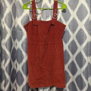 Corduroy mini dress